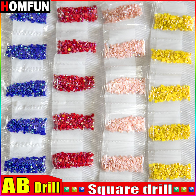 HOMFUN AB Square Drill DIY Dia - Photo Mosaic Print avis et prix