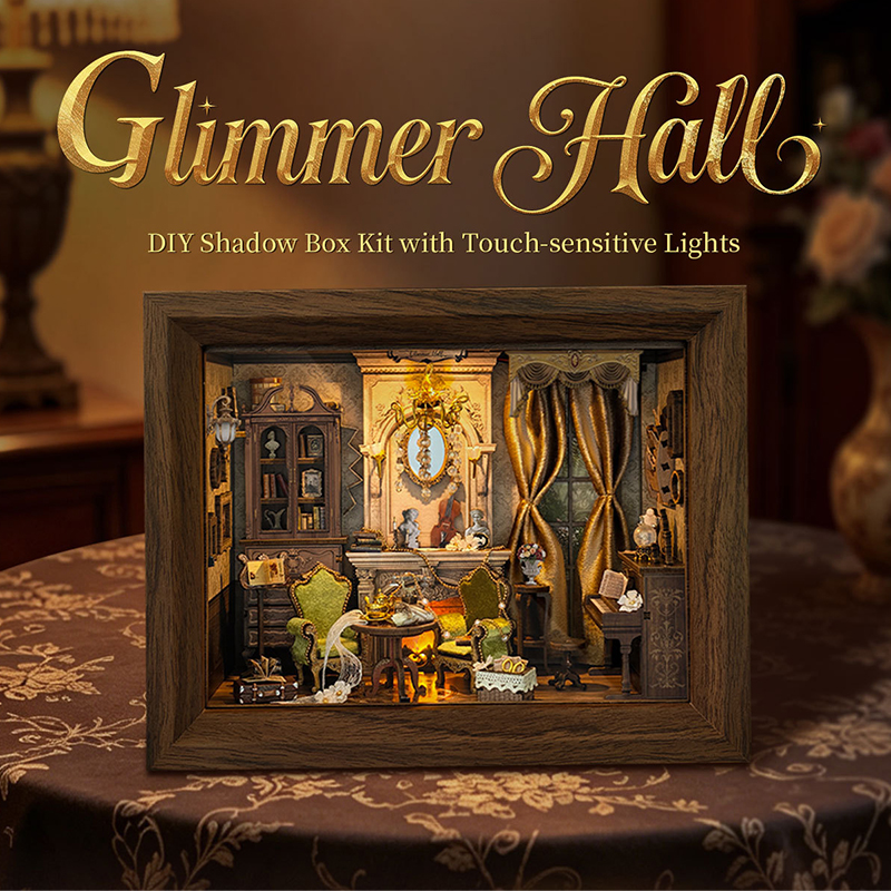 DIY Wooden Glimmer Hall Photo  - Engraved Wood Frame avis et prix