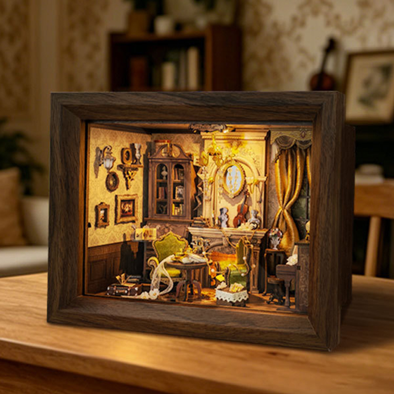 DIY Wooden Glimmer Hall Photo  - Engraved Wood Frame avis et prix