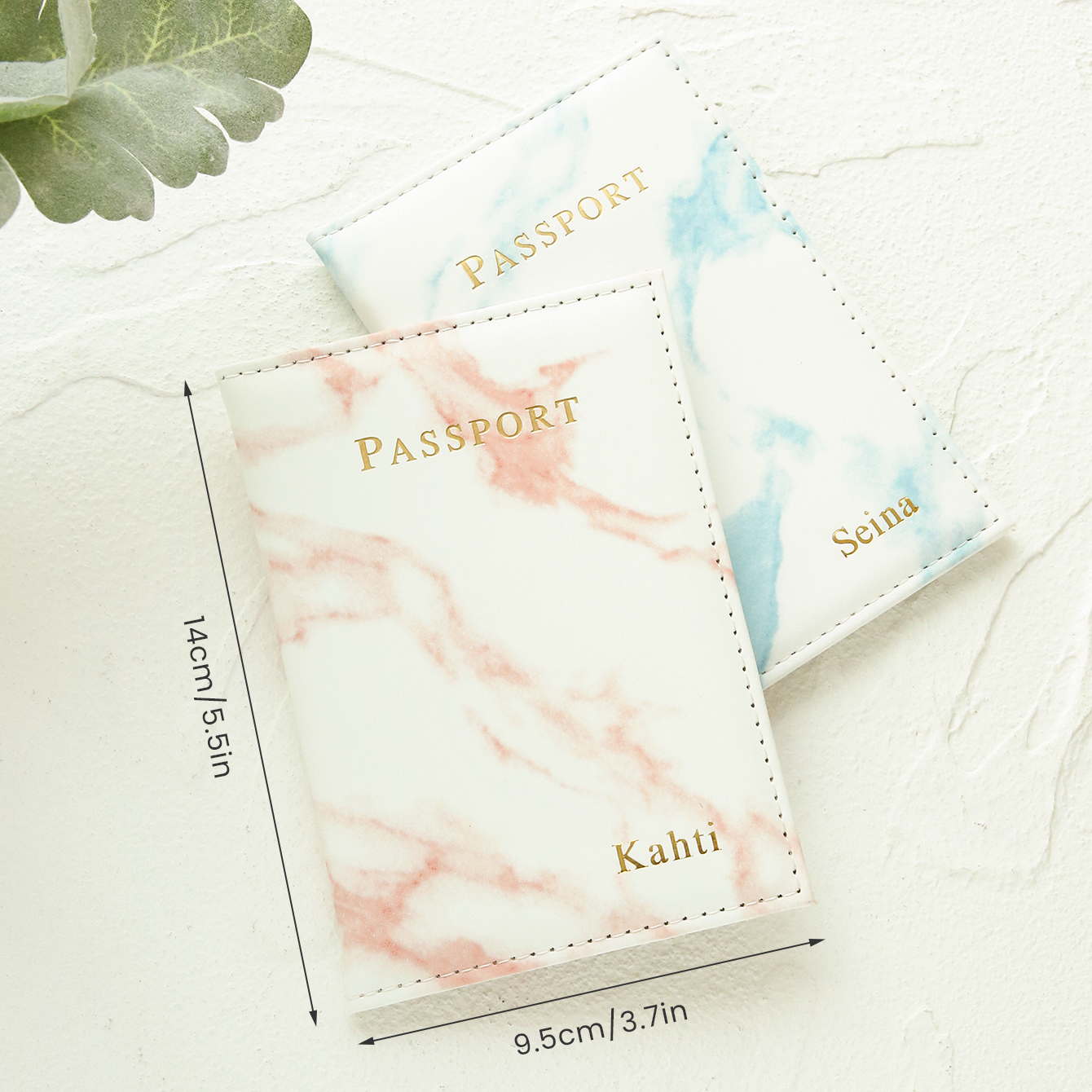 2PCS Custom Couple Passport Ho - Personalized Name Box avis et prix