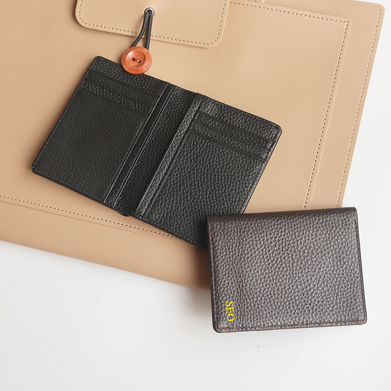 Genuine Leather Card Holder Ma - Personalized Name Box avis et prix