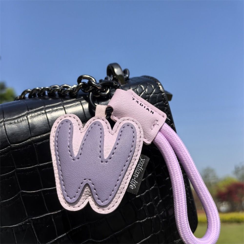 Sweet 26 Letter Keychain PU Le - Monogram Keychain Leather avis et prix