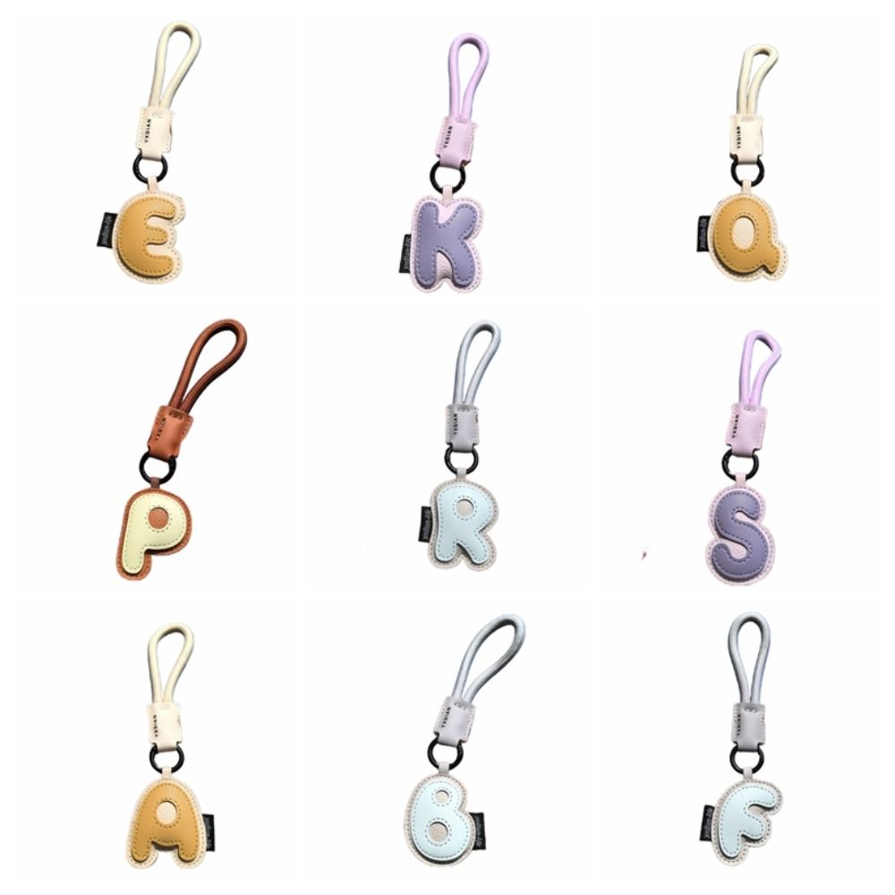 Sweet 26 Letter Keychain PU Le - Monogram Keychain Leather avis et prix