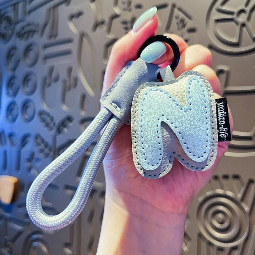 Sweet 26 Letter Keychain PU Le - Monogram Keychain Leather avis et prix