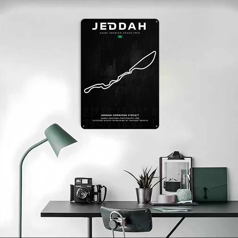Jeddah Circuit Map Poster Cust - Custom Map Poster avis et prix
