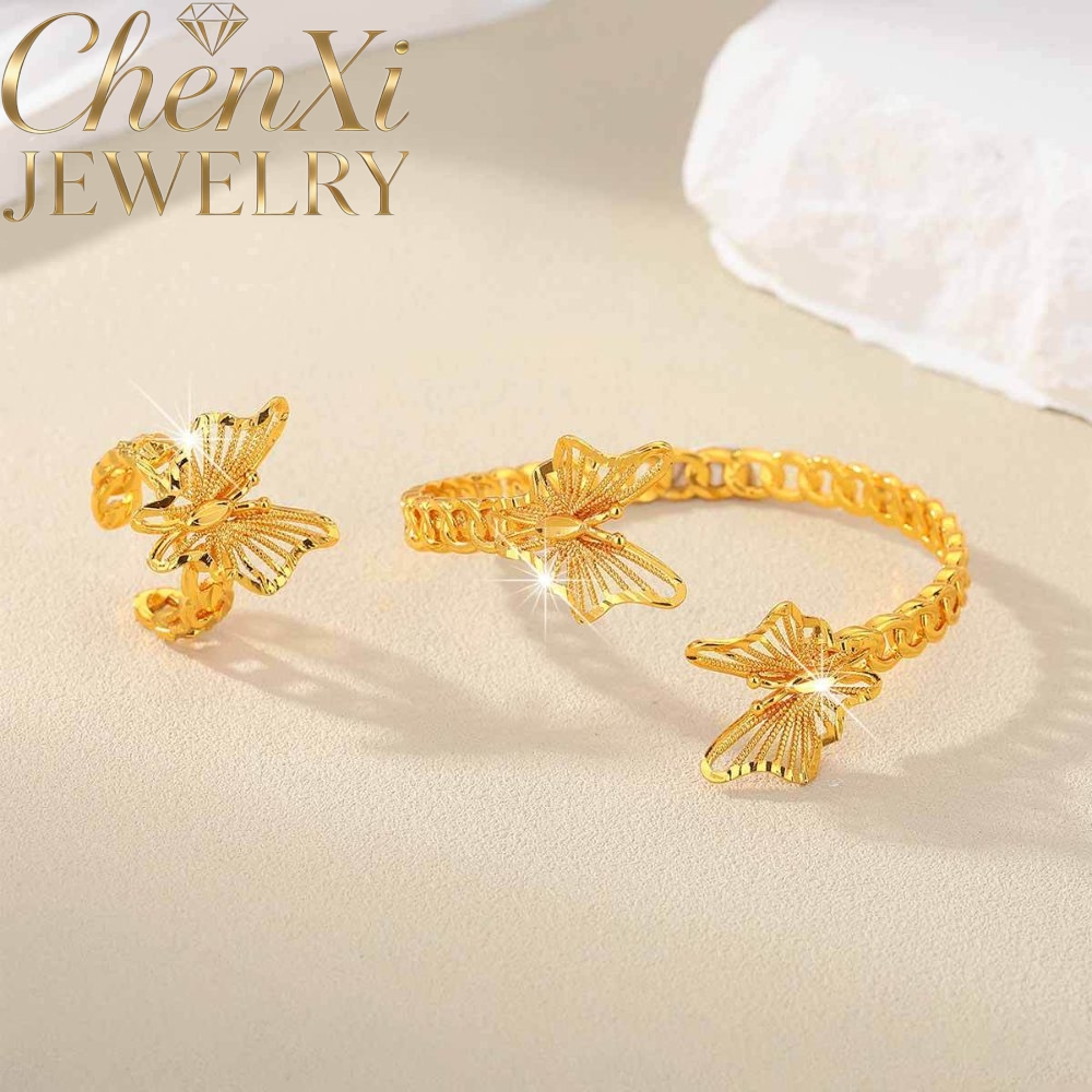 Sand Gold Floral Open-End Bang - Coordinates Bracelet avis et prix