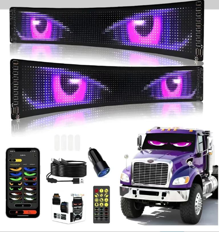 LED Display for Truck USB Scro - Custom Map Poster avis et prix